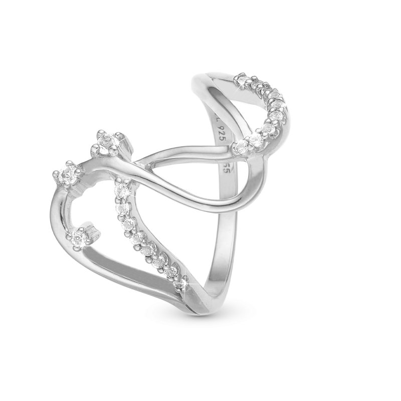 Prsteň - Energy Love, silver 2