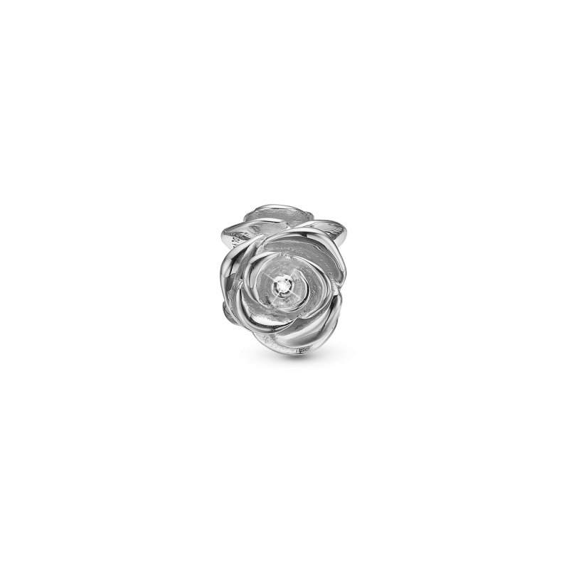 Strieborný korálik Christina Topaz Rose 3,5g 2