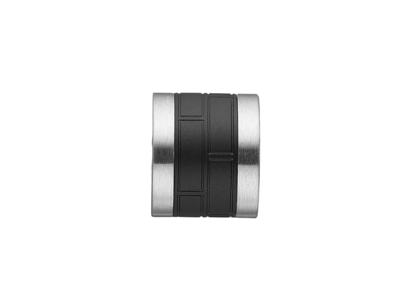 Oceľový korálik AAGAARD BRICK black 380839 2