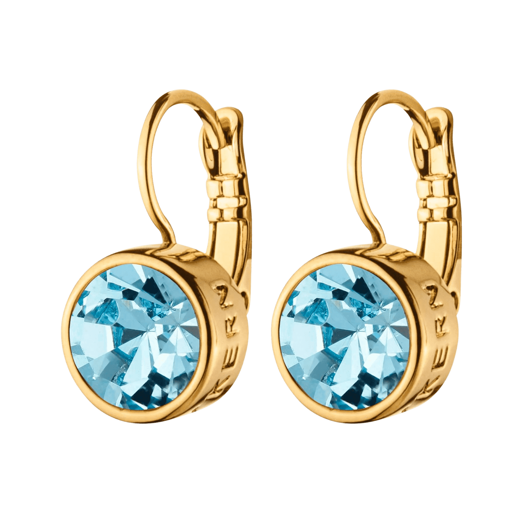 DYRBERG/KERN náušnice LOUISE SG AQUA 420015 2