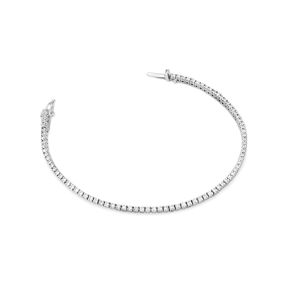 B35087 náramok s diamantmi, biele zlato Au 585/1000 2