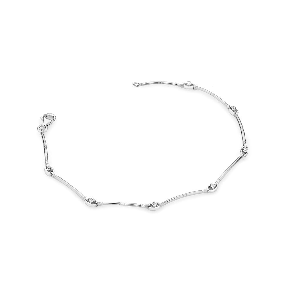B36722 náramok s diamantmi biele zlato Au 585/1000 2