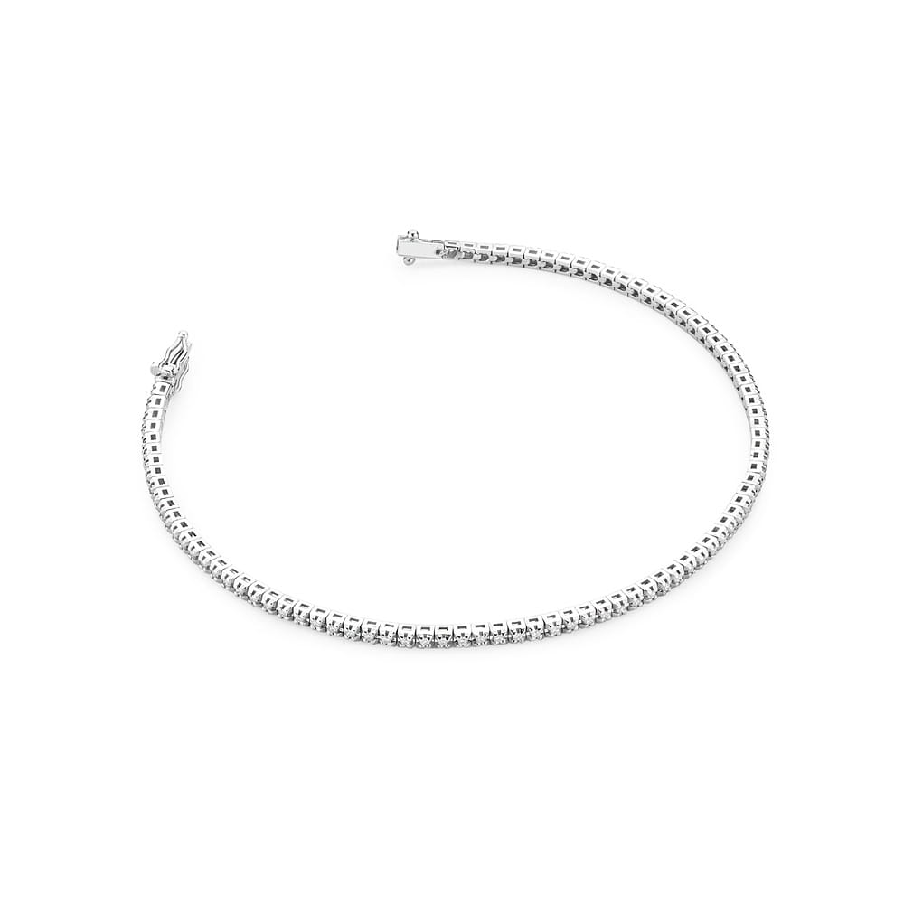 B39150 náramok s diamantmi, biele zlato Au 585/1000 2