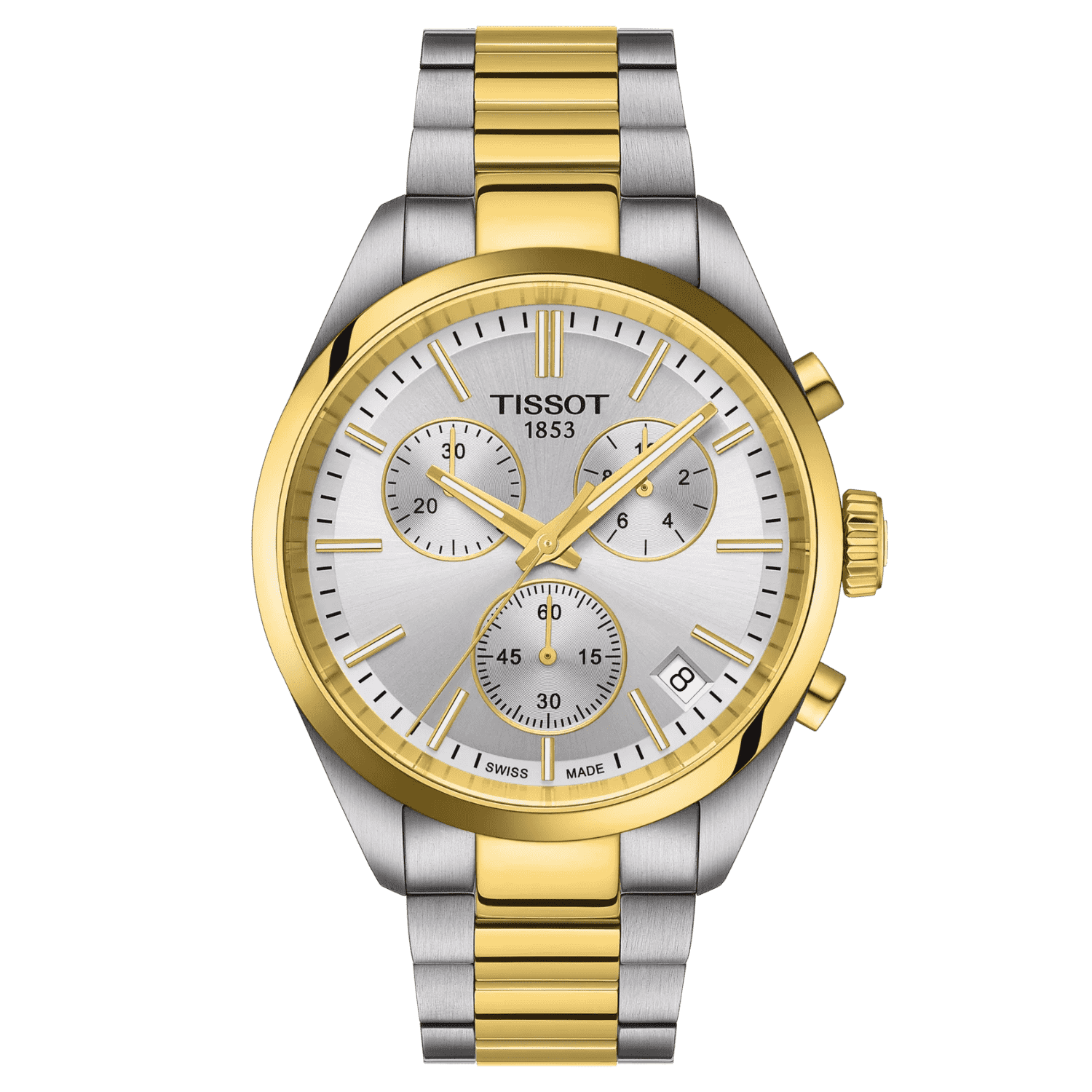 TISSOT PR 100 Chronograph T150.417.22.031.00 Pánske hodinky s chronografom a dátumom 2