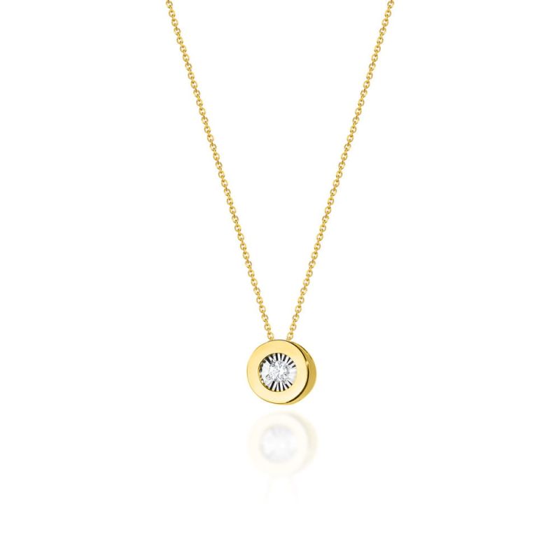 C019 náhrdelník s diamantmi žlté zlato Au 585/1000 2