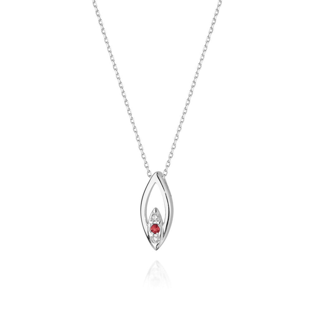 C031 náhrdelník s diamantmi biele zlato Au 585/1000 2