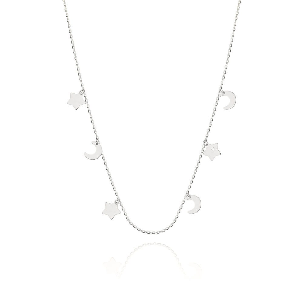 C036 náhrdelník s diamantmi biele zlato Au 585/1000 2
