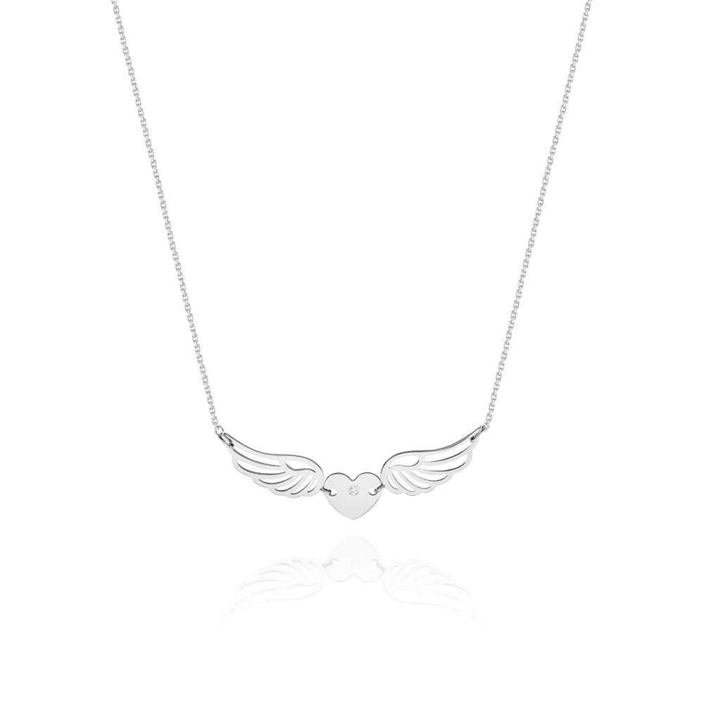 C038 náhrdelník s diamantmi biele zlato Au 585/1000 2
