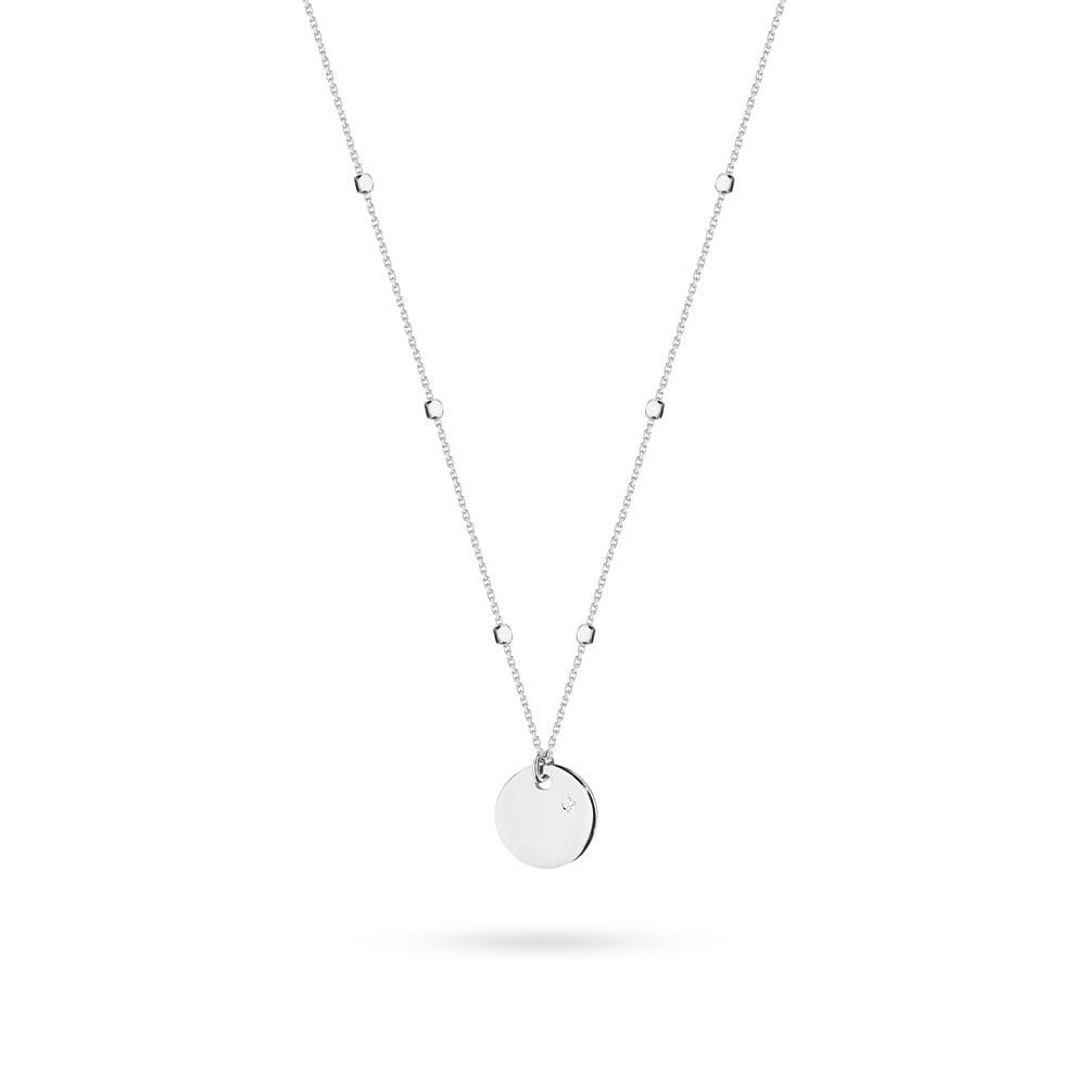 C039 náhrdelník s diamantmi biele zlato Au 585/1000 2