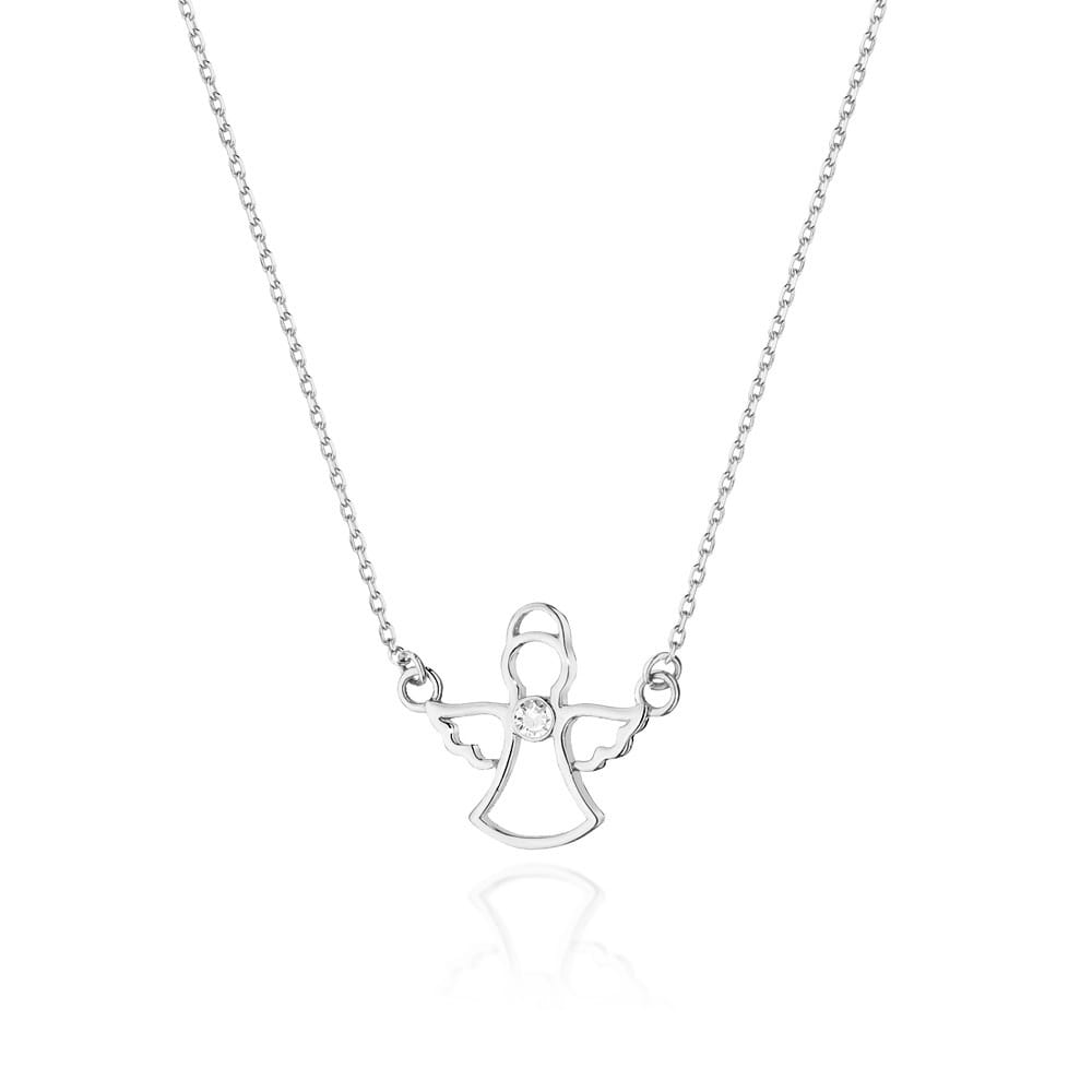 C044 náhrdelník s diamantmi biele zlato Au 585/1000 2