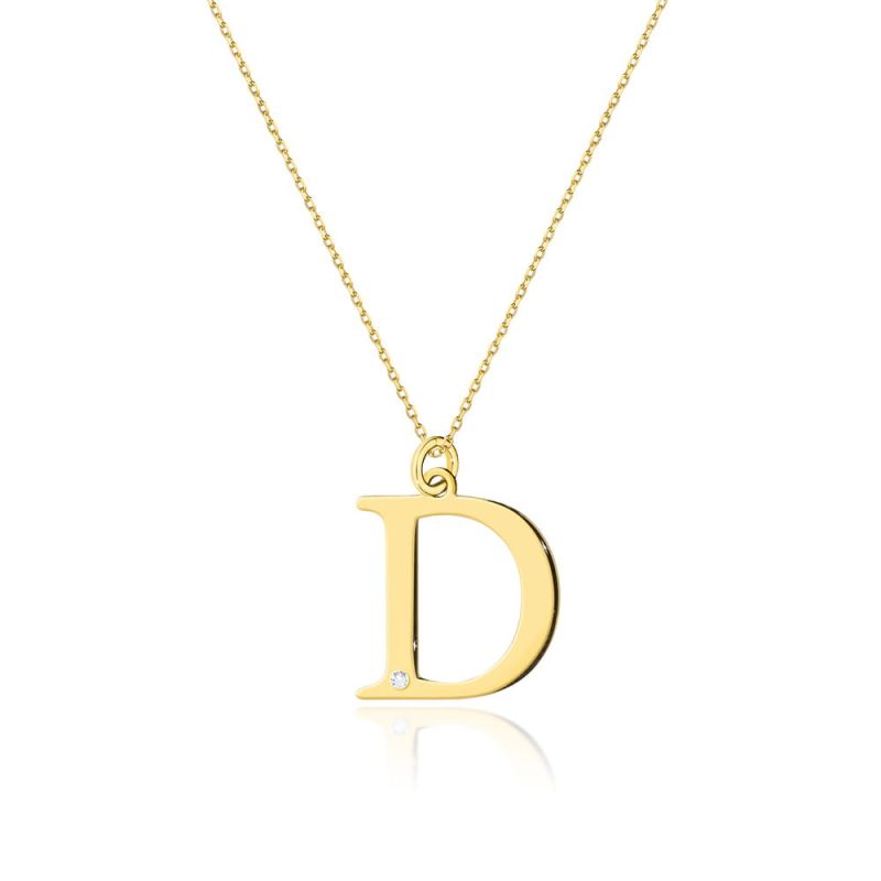C069 náhrdelník s diamantmi žlté zlato Au 585/1000 2