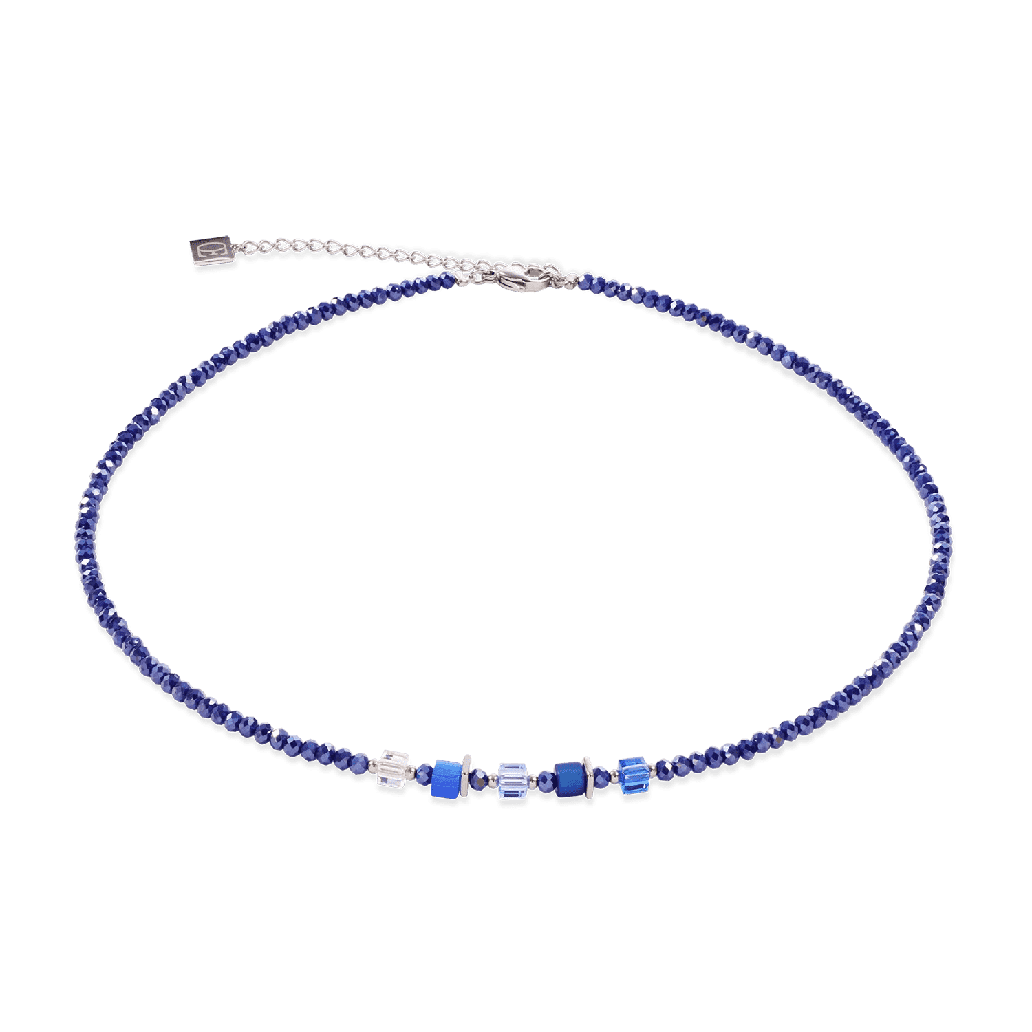 COEUR DE LION dámsky náhrdelník Joyful Colours silver-blue 4464100700 2