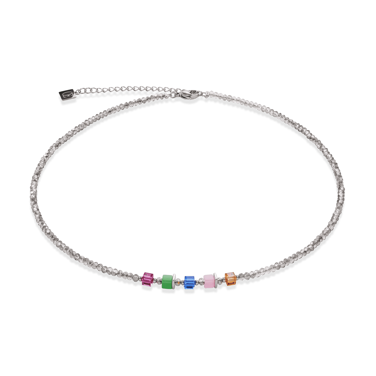 COEUR DE LION dámsky náhrdelník Joyful Colours silver-multicolour 4464101500 2