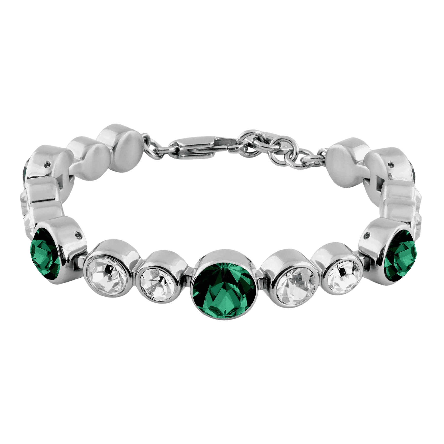 DYRBERG/KERN náramok CALICE Emerald Green / Crystal. 430168 2