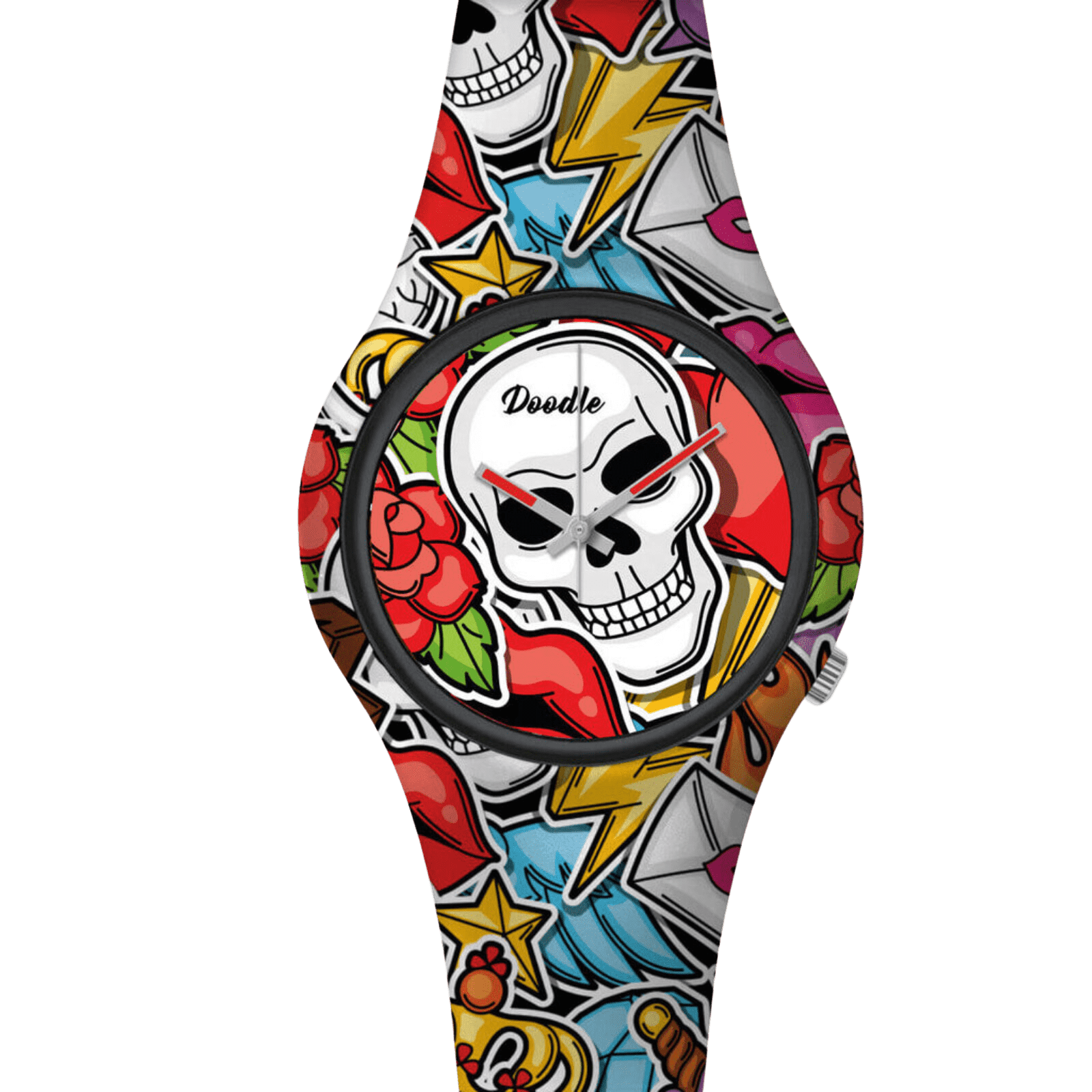 Hodinky Doodle Comic skull DOSK003 2