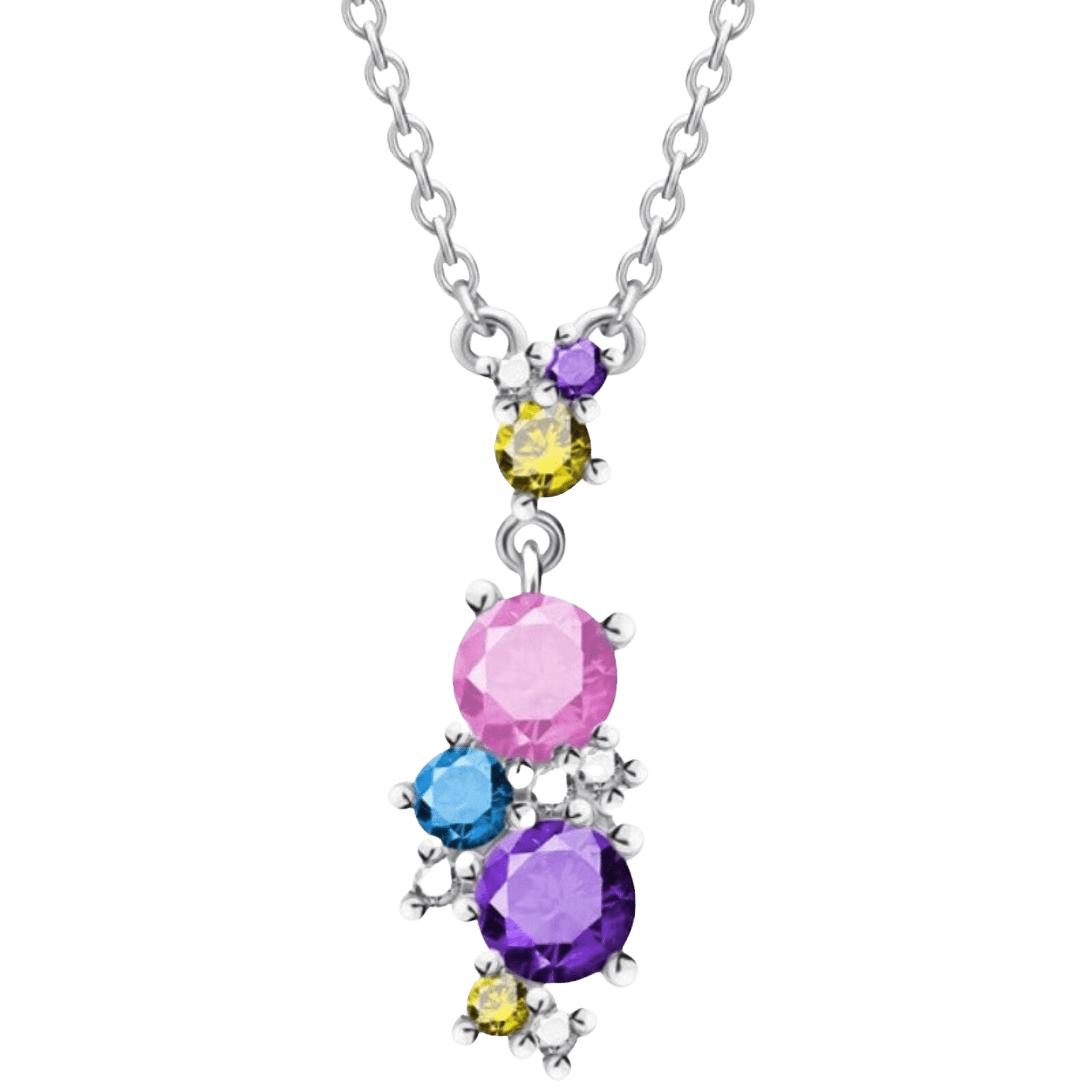 Strieborný náhrdelník Flower PRECIOSA 523870 2