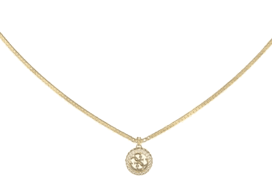 Guess dámsky náhrdelník JUBN04162JWYGT/U-gold 2