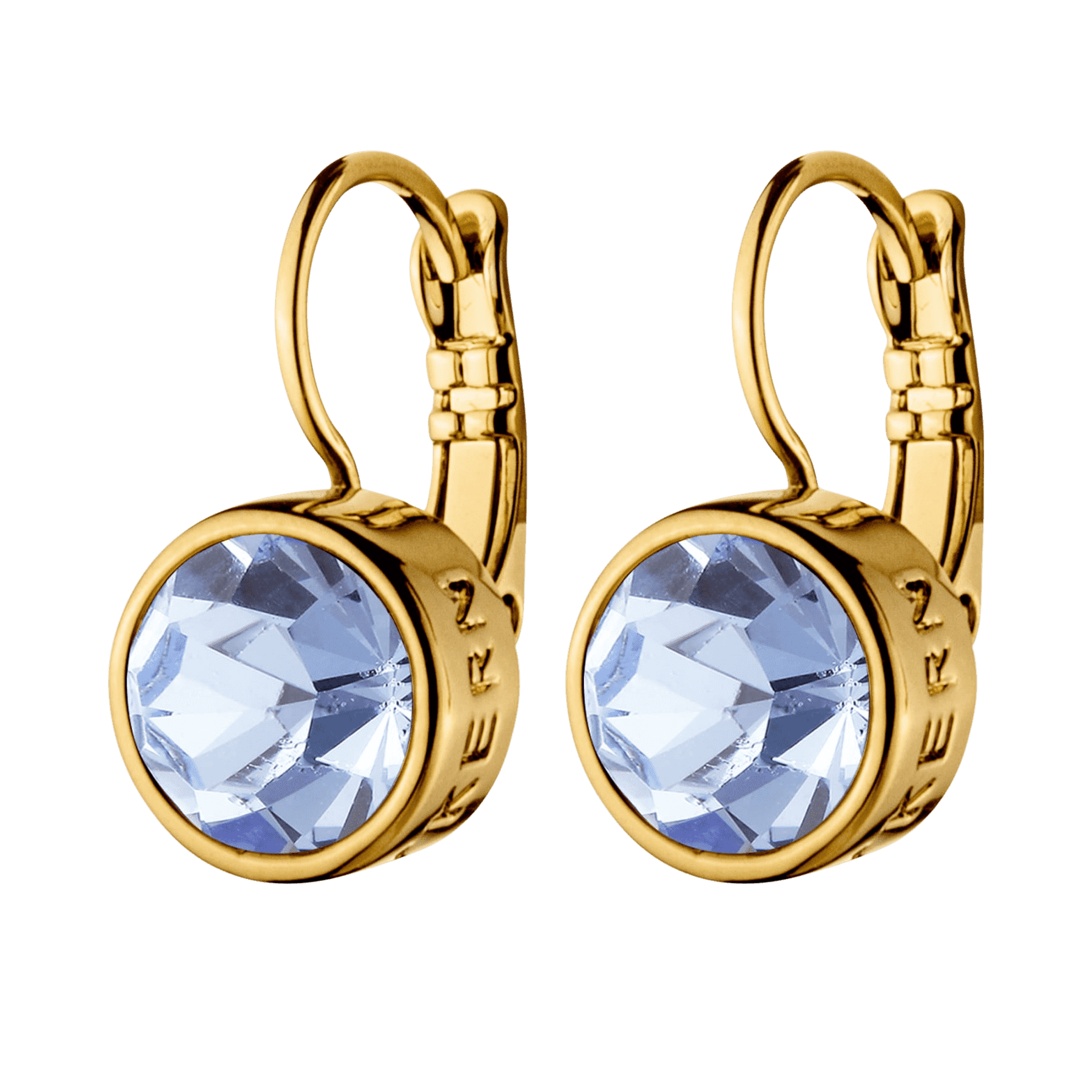 DYRBERG/KERN náušnice LOUISE SG LIGHT SAPPHIRE 2
