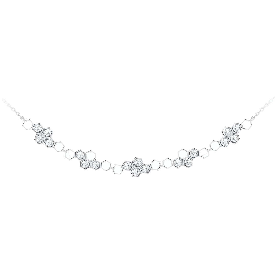 Jemný strieborný náhrdelník Preciosa Lumina 530000 2