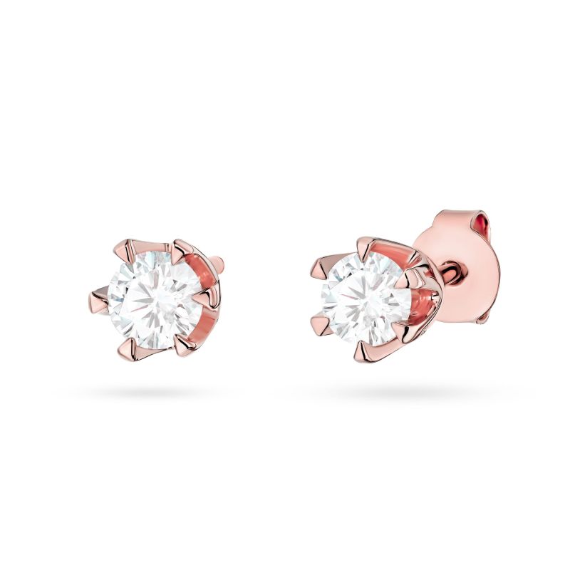 Náušnice K0220 Laboratory Diamond 2 x 0,30ct ružové zlato Au 585/1000 2