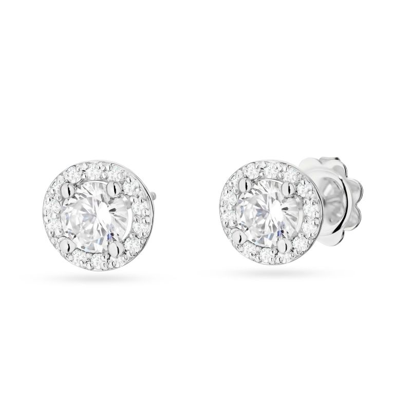 Náušnice K0509 Laboratory Diamond 2 x 0,50ct biele zlato Au 585/1000 2