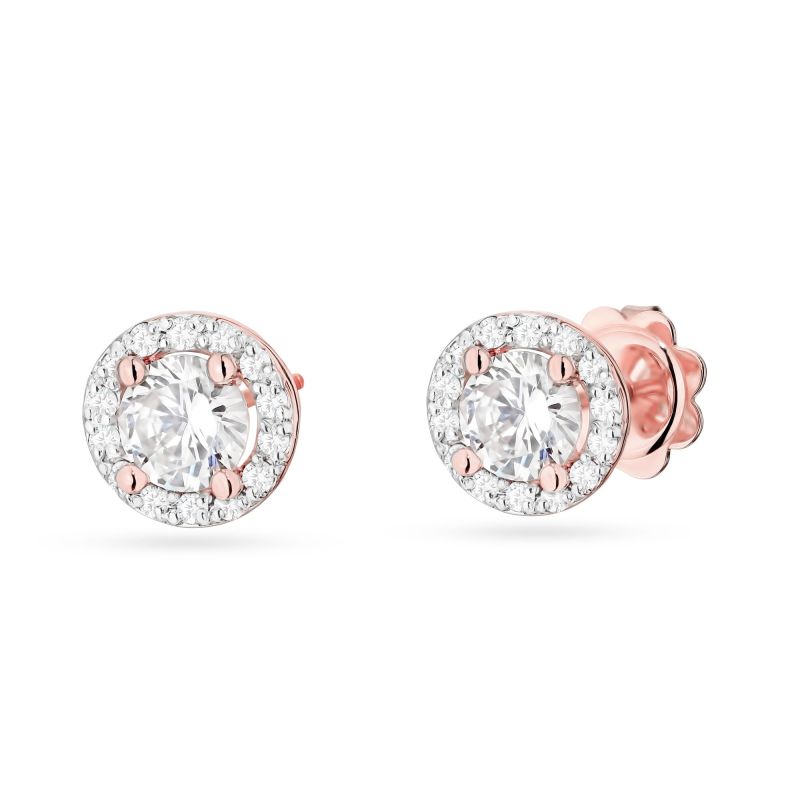 Náušnice K0509 Laboratory Diamond 2 x 0,50ct ružové zlato Au 585/1000 2