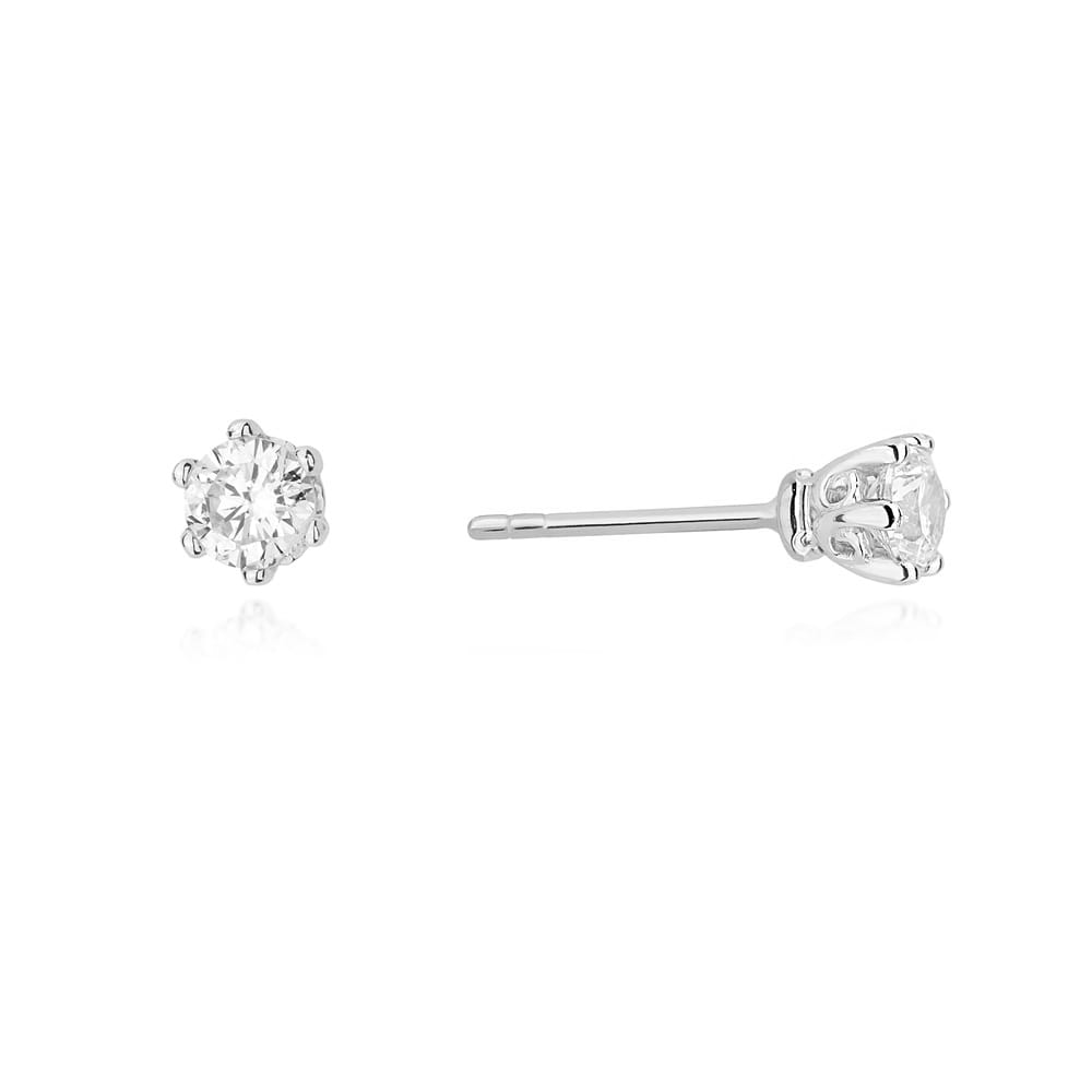Náušnice KO069 Diamant 2 x 0,40ct biele zlato Au 585/1000 2