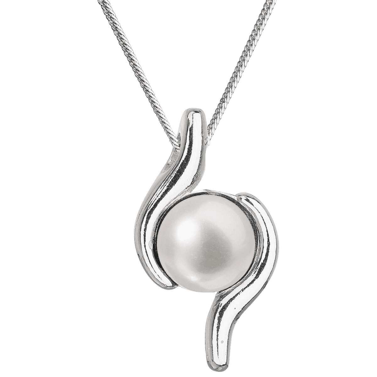 Strieborný náhrdelník Pavona s pravou riečnou perlou 3,0g 22038.1 2