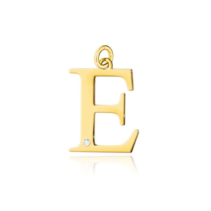 Prívesok Z069 Diamant 0,005ct žlté zlato Au 585/1000 2