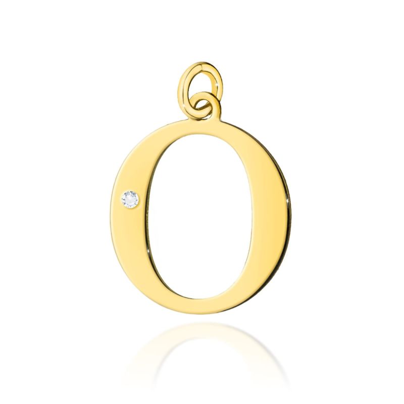 Prívesok Z070 Diamant 0,005ct žlté zlato Au 585/1000 2