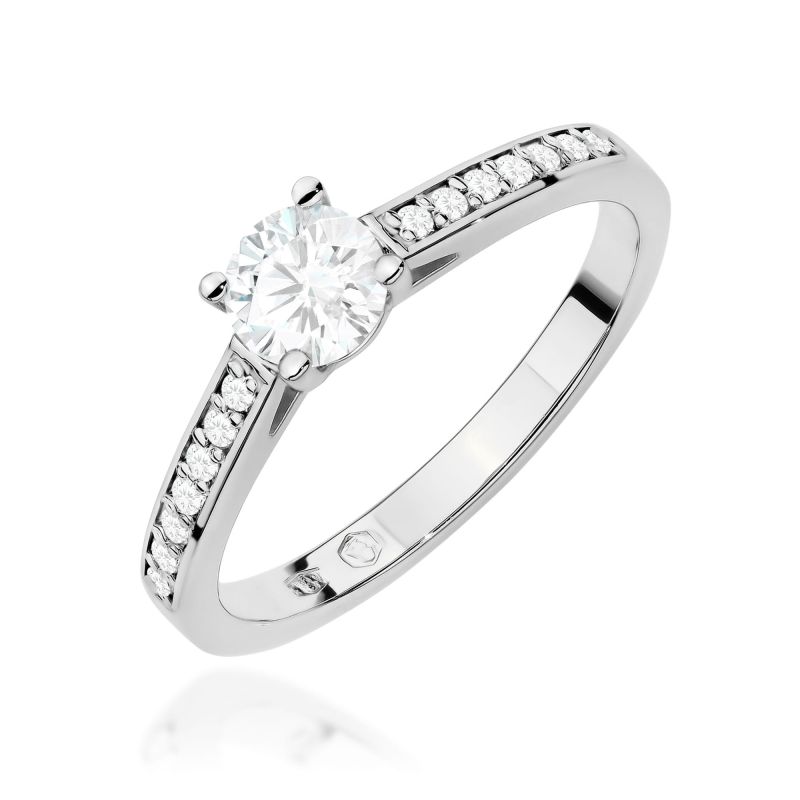 Prsteň W0052 Laboratórny diamant 0,50ct biele zlato Au 585/1000 2