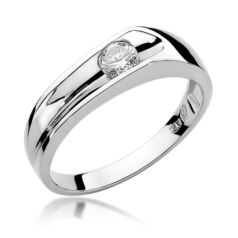 Prsteň W015 Diamant 0,25ct biele zlato Au 585/1000 2