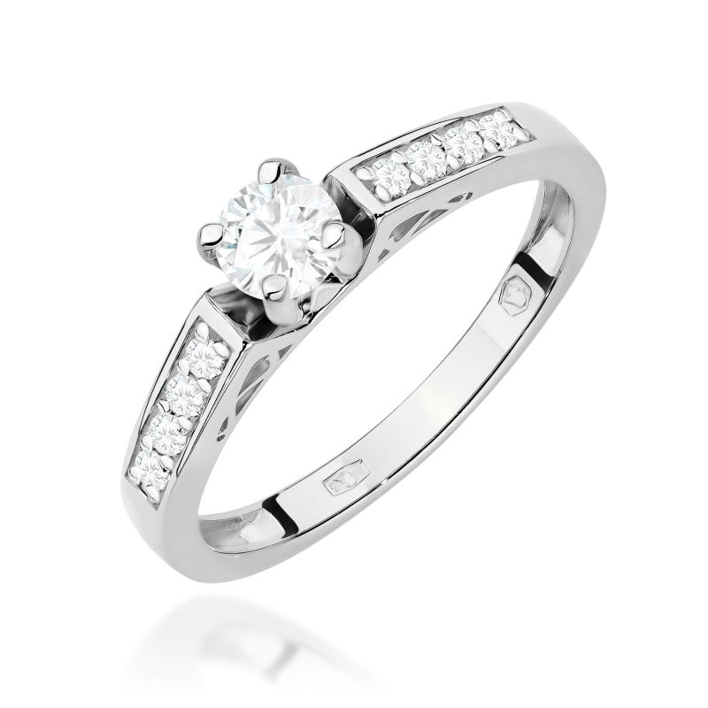 Prsteň W0198 Laboratory Diamond 0,30ct biele zlato Au 585/1000 2