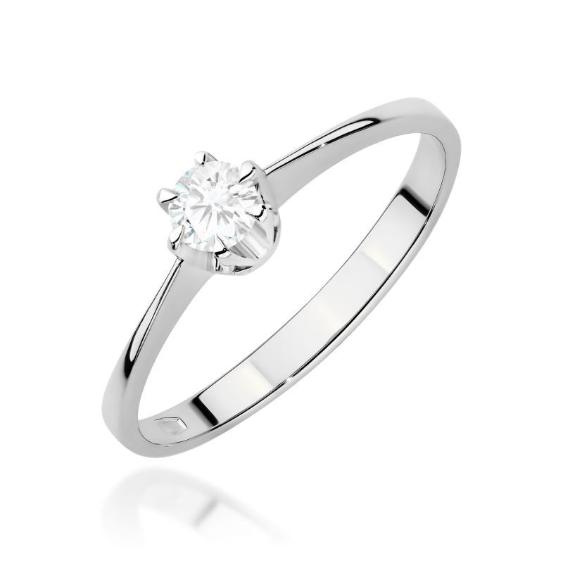 Prsteň W0220 Laboratory Diamond 0,20ct biele zlato Au 585/1000 2