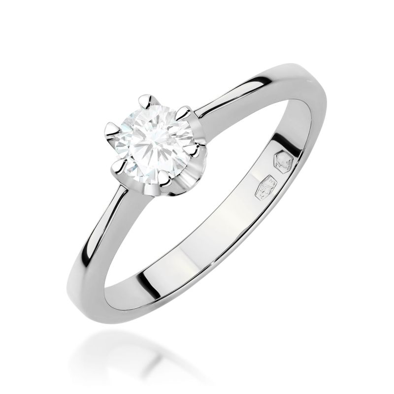 Prsteň W0220 Laboratory Diamond 0,30ct biele zlato Au 585/1000 2