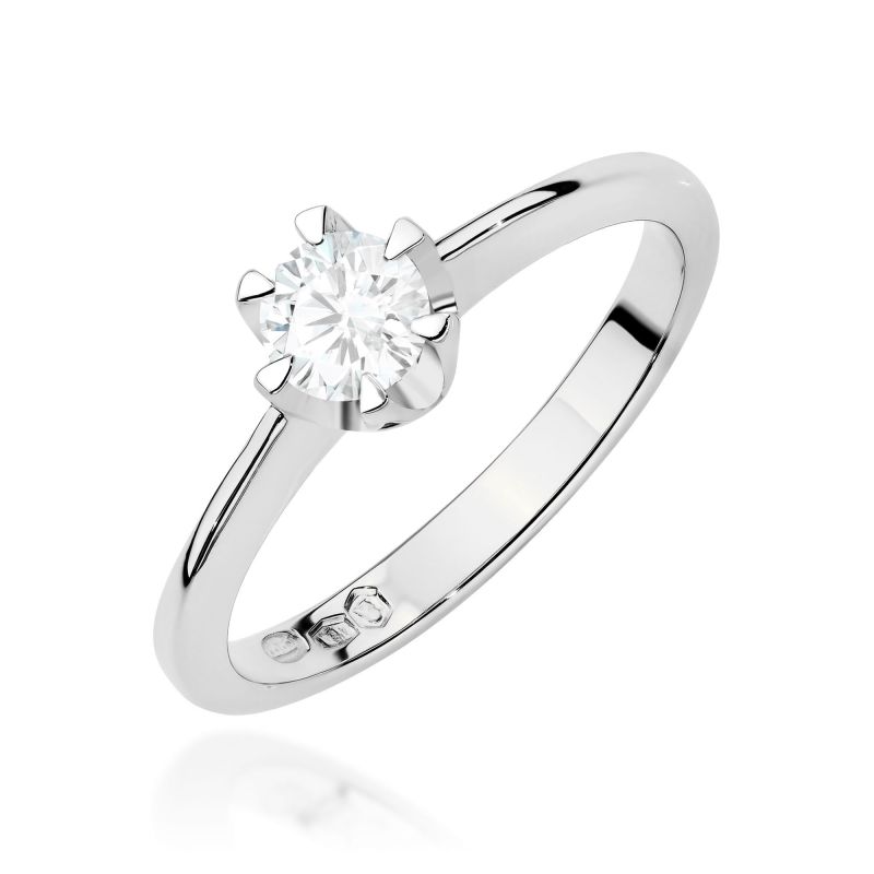 Prsteň W0220 Laboratory Diamond 0,50ct biele zlato Au 585/1000 2