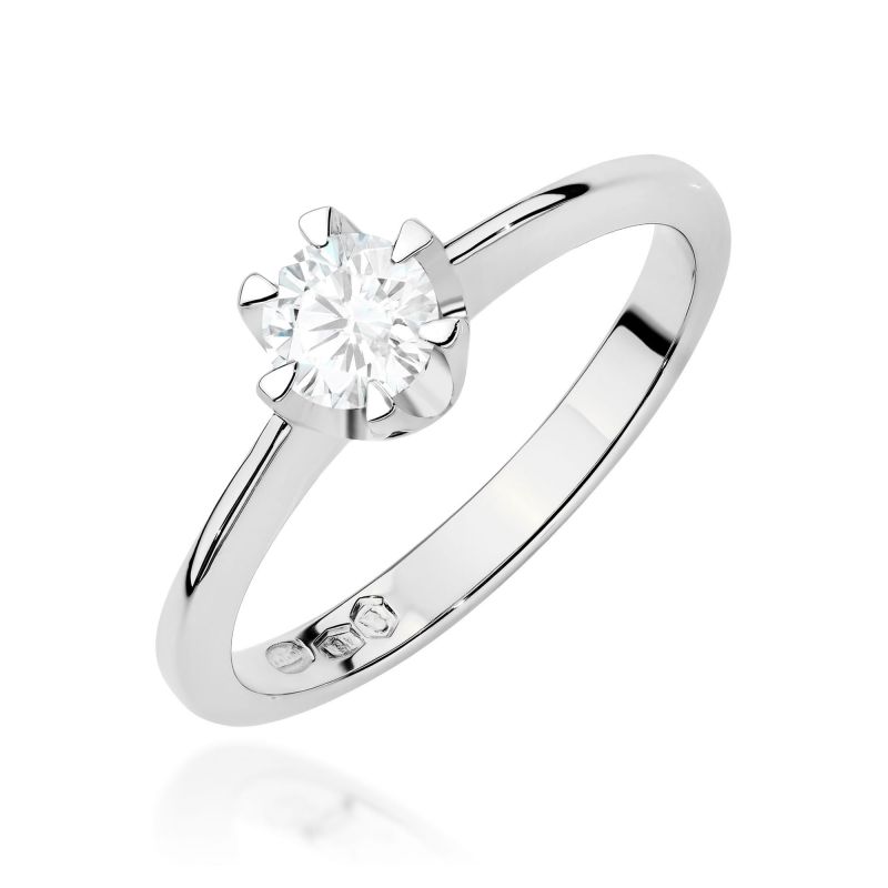 Prsteň W0220 Laboratory Diamond 0,70ct biele zlato Au 585/1000 2