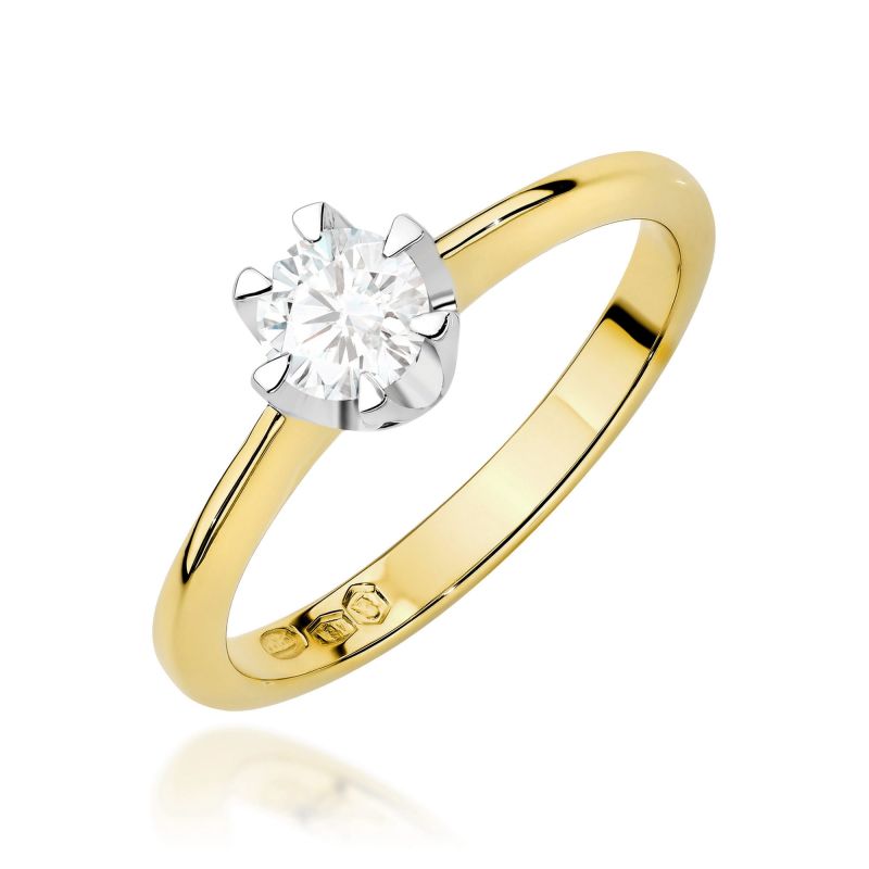 Prsteň W0220 Laboratory Diamond 0,70ct žlté zlato Au 585/1000 2