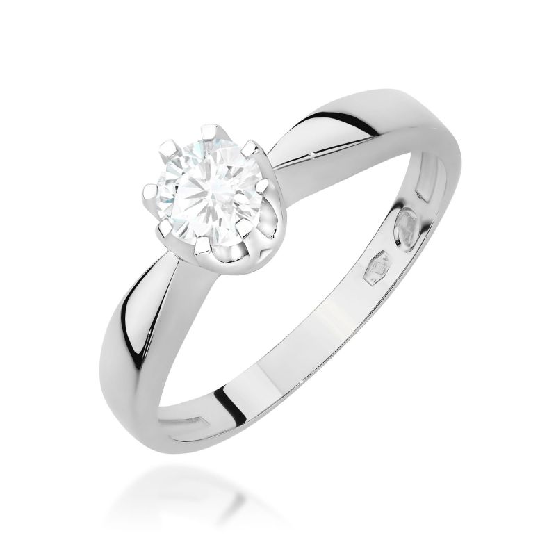 Prsteň W0228 Laboratórny diamant 0,30ct biele zlato Au 585/1000 2