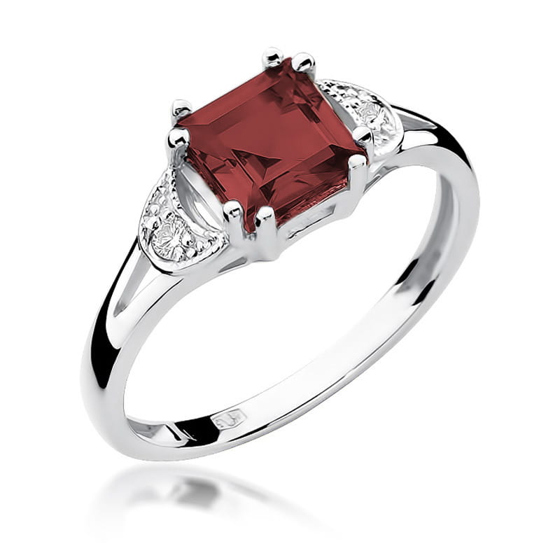 Prsteň W040B Námornícka modrá 1,30ct biele zlato Au 585/1000 2