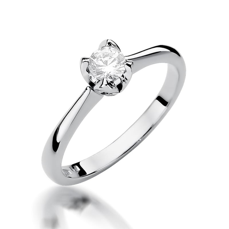 Prsteň W047 Diamant 0,30ct biele zlato Au 585/1000 2