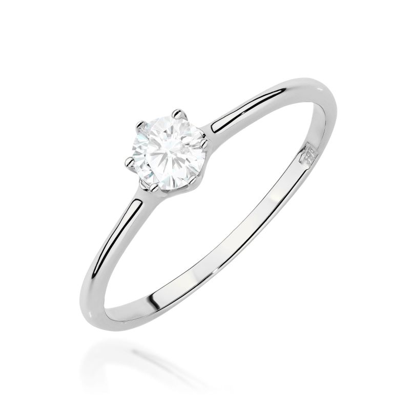 Prsteň W0499 Laboratory Diamond 0,25ct biele zlato Au 585/1000 2