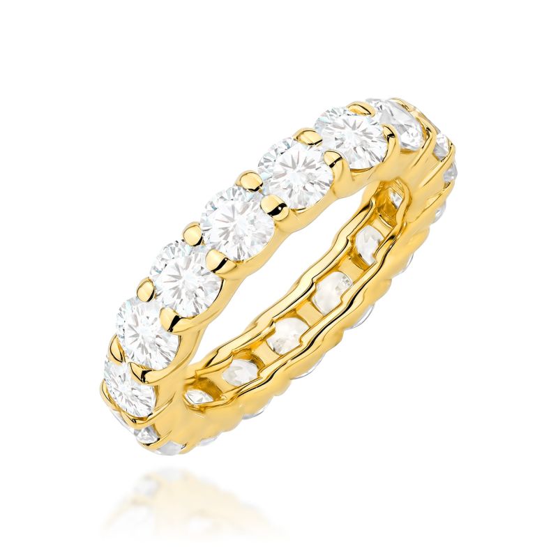 Prsteň W0516 s diamantmi, žlté zlato Au 585/1000 2