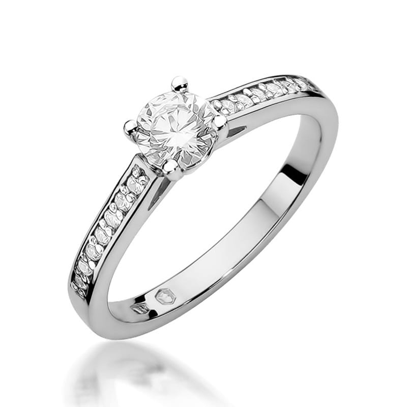 Prsteň W052 Diamant 0,50ct biele zlato Au 585/1000 2