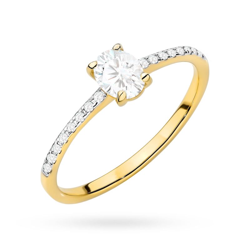 Prsteň W0582 Diamant 0,30ct žlté zlato Au 585/1000 2