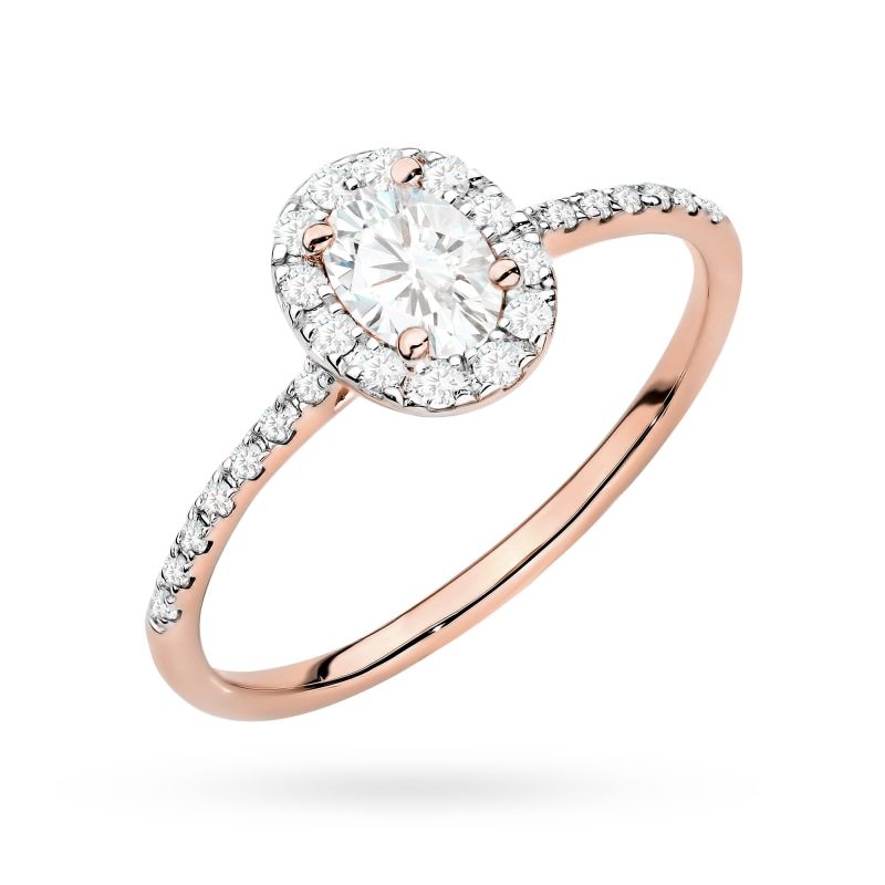 Prsteň W0584 Diamant 0,30ct ružové zlato Au 585/1000 2