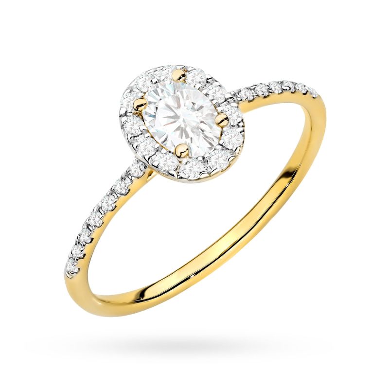 Prsteň W0584 Diamant 0,30ct žlté zlato Au 585/1000 2