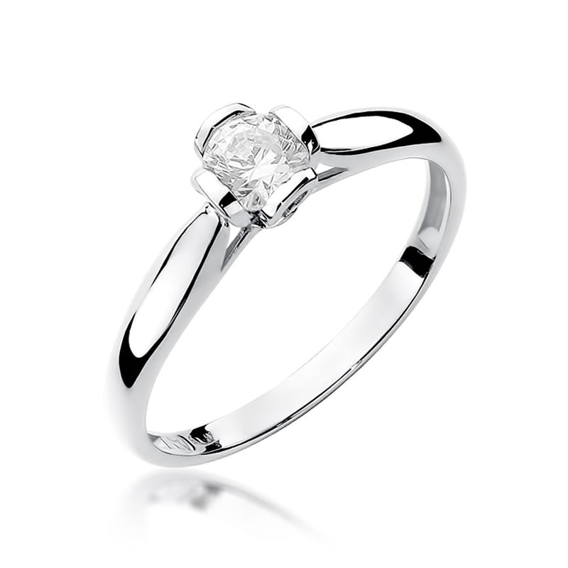 Prsteň W086 Diamant 0,30ct biele zlato Au 585/1000 2