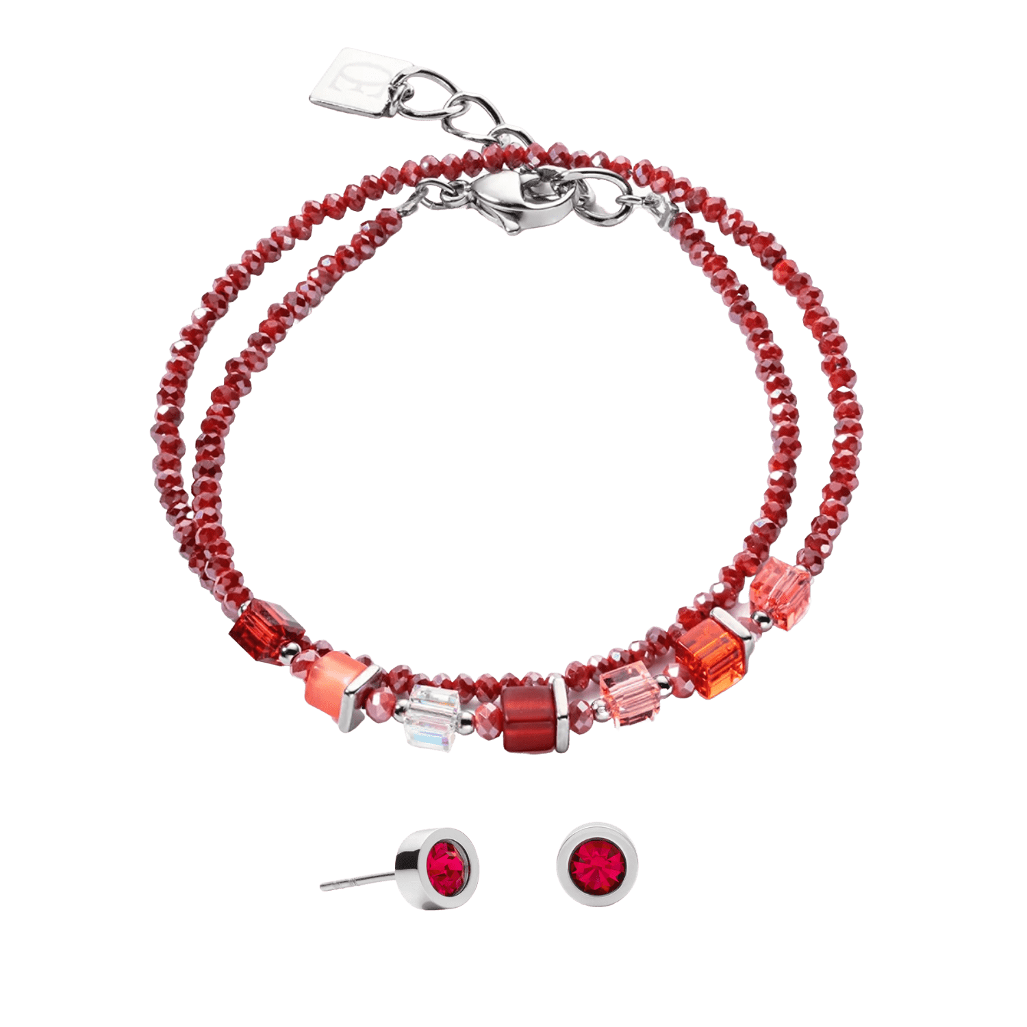 COEUR DE LION dámsky náramok Joyful Colours Wrap red 2