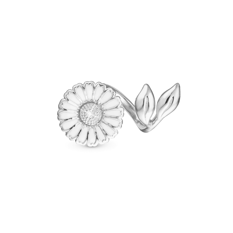 MarguerIte with Leafs, silver 2